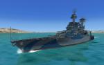FSX/Accel Pilotable Prewar Battleship USS West Virginia 